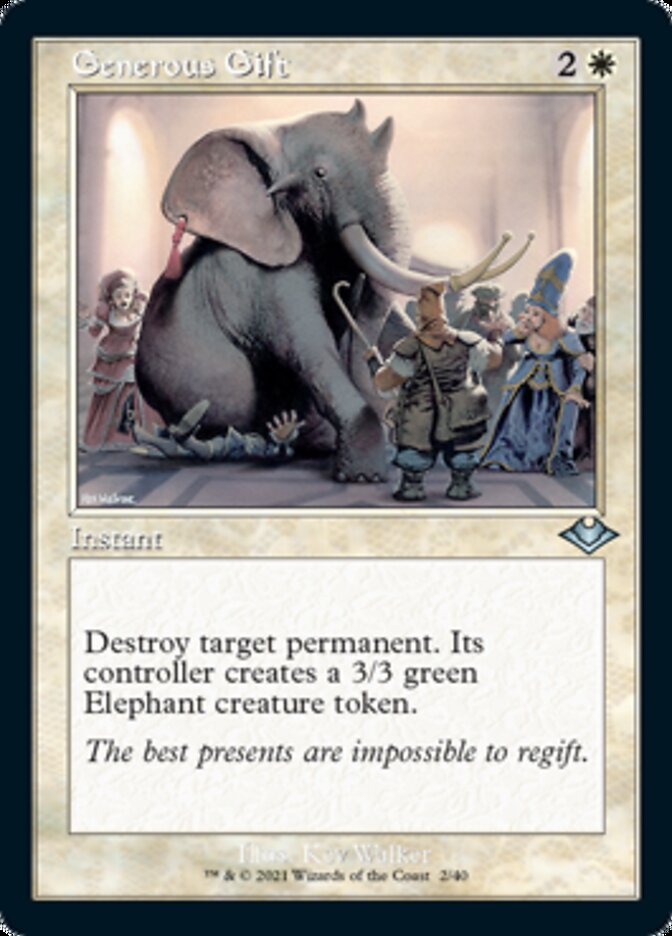 Generous Gift (Retro Foil Etched) [Modern Horizons] - Magic: The Gathering - Card Brawlers | Quebec | Canada |