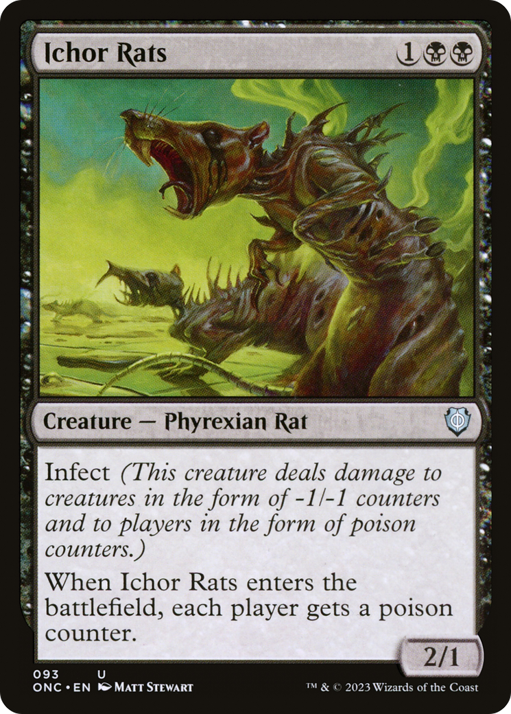 Ichor Rats [Phyrexia: All Will Be One Commander] - Magic: The Gathering - Card Brawlers | Quebec | Canada |