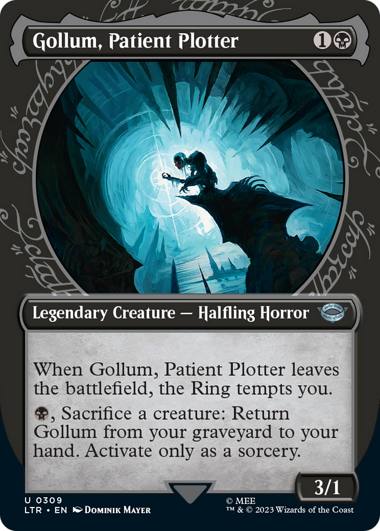 Gollum, Patient Plotter (Showcase Ring Frame) [The Lord of the Rings: Tales of Middle-Earth] - Magic: The Gathering - Card Brawlers | Quebec | Canada |