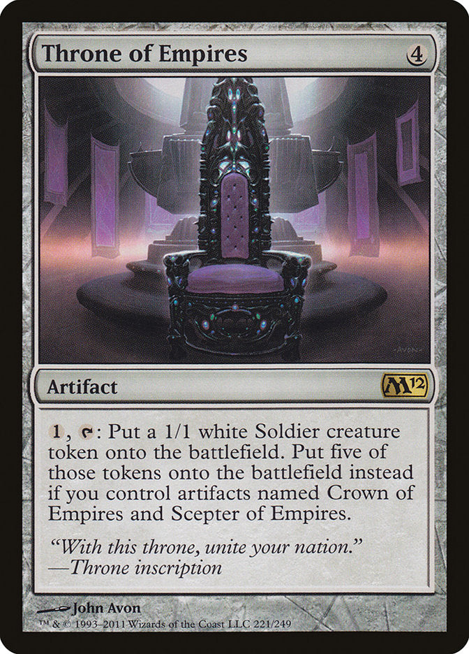 Throne of Empires [Magic 2012] - Magic: The Gathering - Card Brawlers | Quebec | Canada |