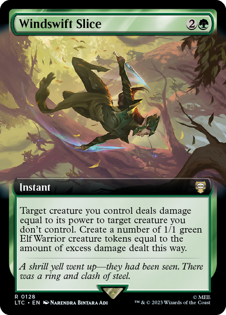 Windswift Slice (Extended Art) [The Lord of the Rings: Tales of Middle-Earth Commander] - Magic: The Gathering - Card Brawlers | Quebec | Canada |