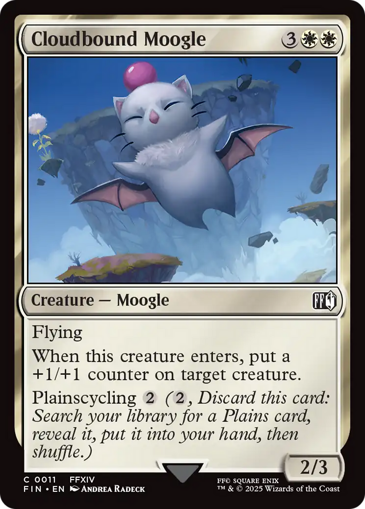 Cloudbound Moogle [FINAL FANTASY] - Magic: The Gathering - Card Brawlers | Quebec | Canada |