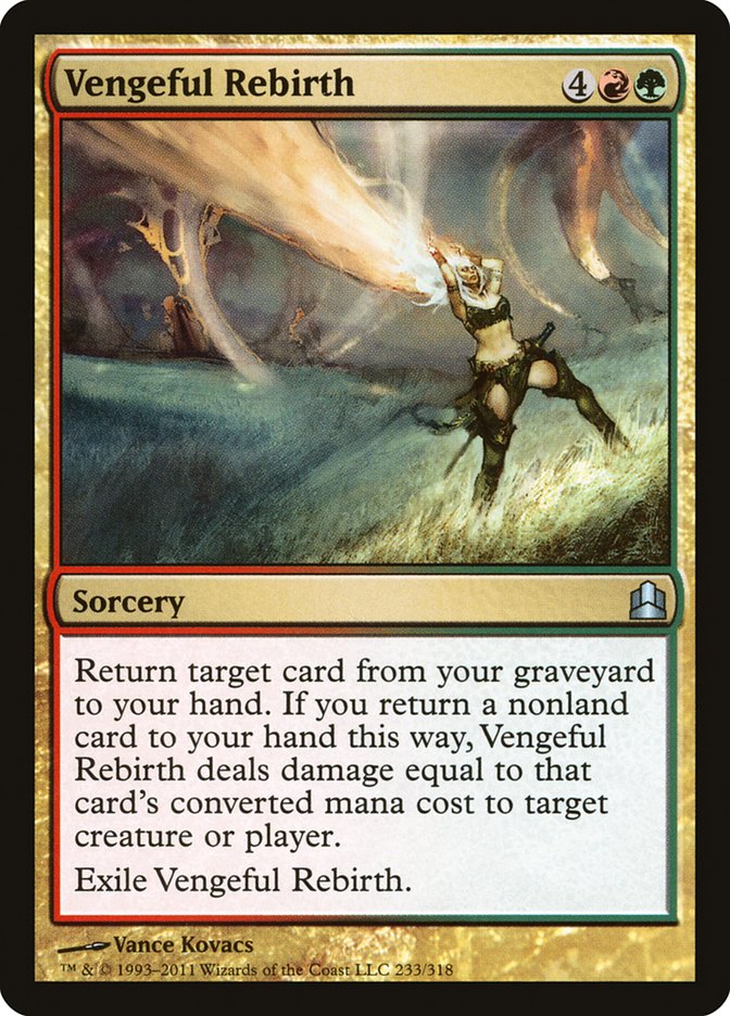 Vengeful Rebirth [Commander 2011] - Magic: The Gathering - Card Brawlers | Quebec | Canada |