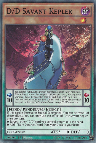 D/D Savant Kepler [DOCS-EN092] Common - Yu-Gi-Oh! - Card Brawlers | Quebec | Canada |