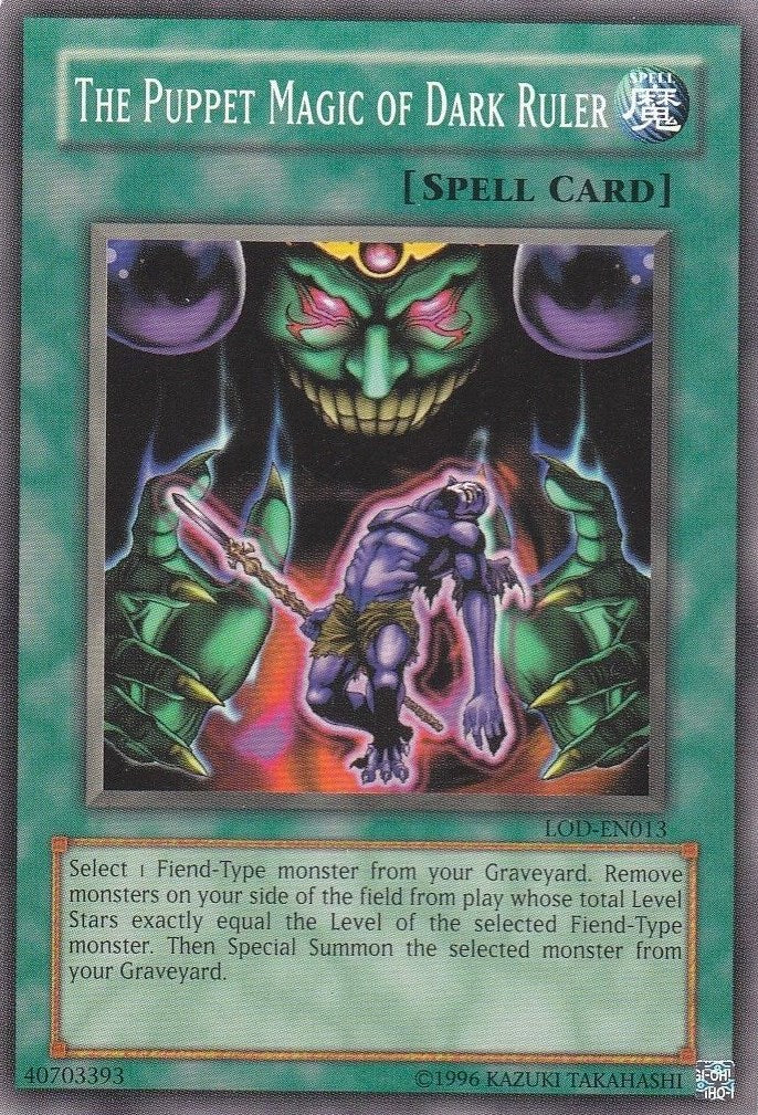 The Puppet Magic of Dark Ruler [LOD-EN013] Common - Yu-Gi-Oh! - Card Brawlers | Quebec | Canada |