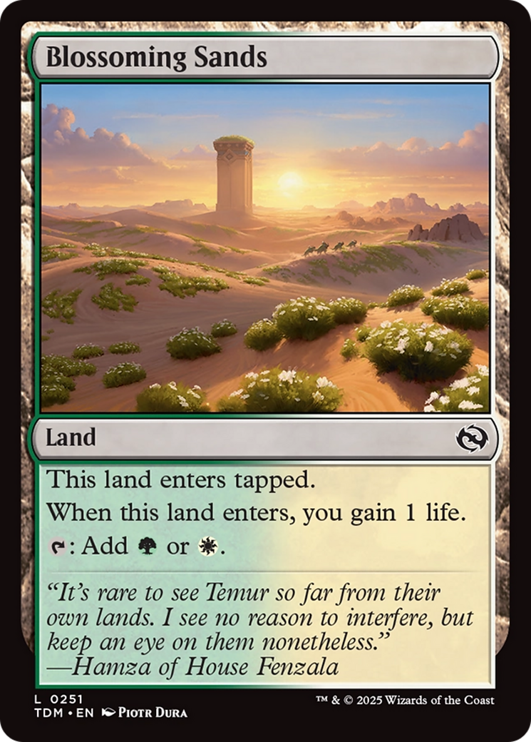 Blossoming Sands [Tarkir: Dragonstorm] - Magic: The Gathering - Card Brawlers | Quebec | Canada |