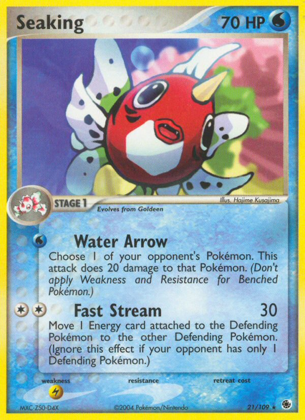 Seaking (21/109) [EX: Ruby & Sapphire] - Pokémon - Card Brawlers | Quebec | Canada |
