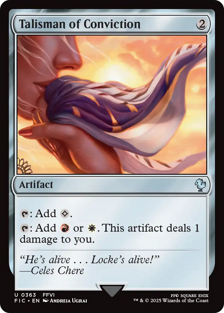 Talisman of Conviction [FINAL FANTASY Commander] - Magic: The Gathering - Card Brawlers | Quebec | Canada |