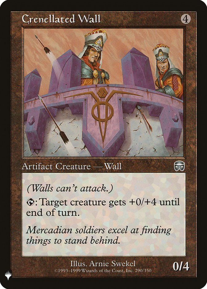 Crenellated Wall [Mystery Booster] - Magic: The Gathering - Card Brawlers | Quebec | Canada |