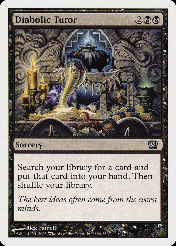 Diabolic Tutor [Eighth Edition] - Magic: The Gathering - Card Brawlers | Quebec | Canada |