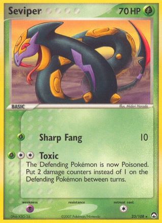 Seviper (23/108) [EX: Power Keepers] - Pokémon - Card Brawlers | Quebec | Canada |