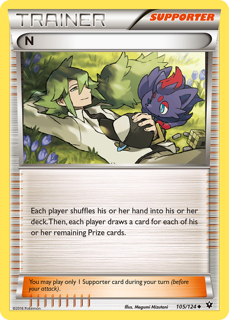 N (105/124) [XY: Fates Collide] - Pokémon - Card Brawlers | Quebec | Canada |