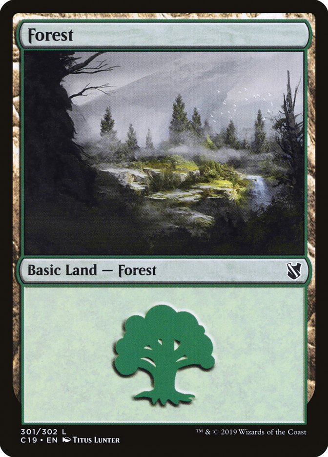 Forest (301) [Commander 2019] - Magic: The Gathering - Card Brawlers | Quebec | Canada |