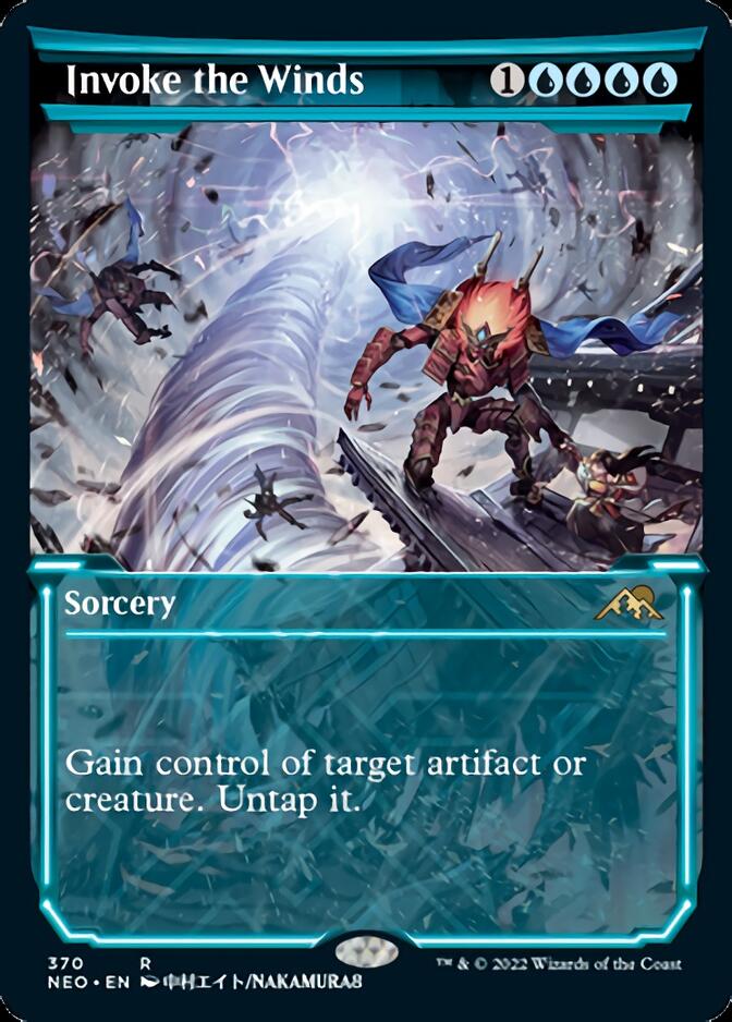 Invoke the Winds (Showcase Soft Glow) [Kamigawa: Neon Dynasty] - Magic: The Gathering - Card Brawlers | Quebec | Canada |