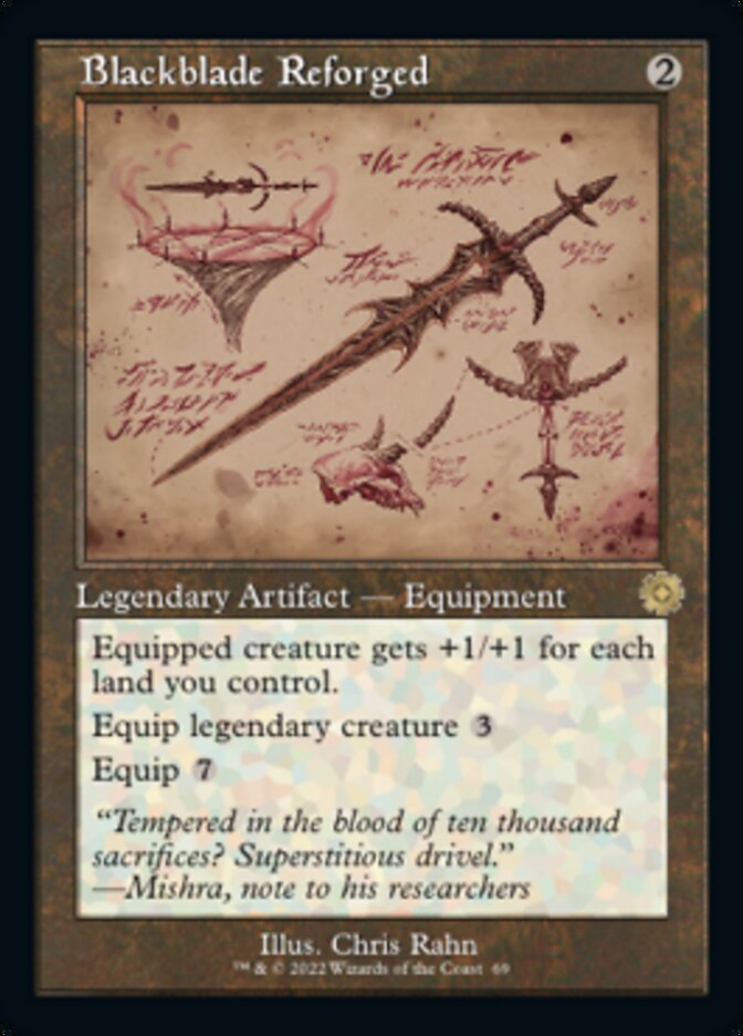 Blackblade Reforged (Retro Schematic) [The Brothers' War Retro Artifacts] - Magic: The Gathering - Card Brawlers | Quebec | Canada |