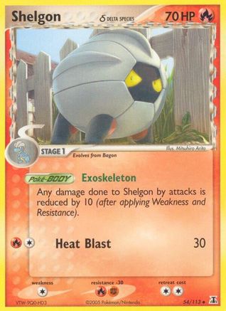 Shelgon (54/113) (Delta Species) [EX: Delta Species] - Pokémon - Card Brawlers | Quebec | Canada |
