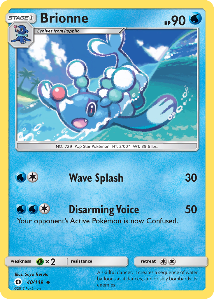 Brionne (40/149) [Sun & Moon: Base Set] - Pokémon - Card Brawlers | Quebec | Canada |