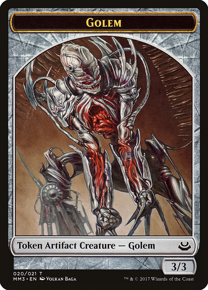 Golem Token [Modern Masters 2017 Tokens] - Magic: The Gathering - Card Brawlers | Quebec | Canada |