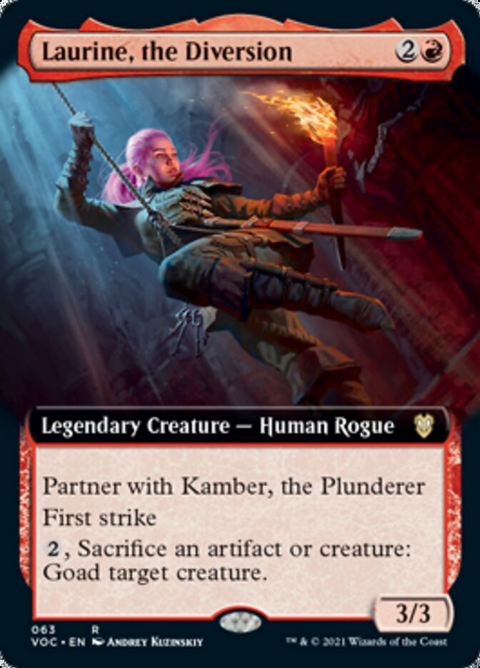 Laurine, the Diversion (Extended Art) [Innistrad: Crimson Vow Commander] - Magic: The Gathering - Card Brawlers | Quebec | Canada |
