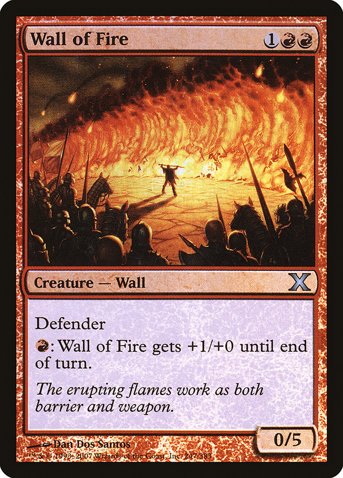 Wall of Fire (Premium Foil) [Tenth Edition] - Magic: The Gathering - Card Brawlers | Quebec | Canada |