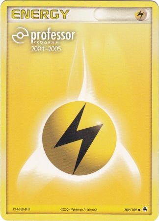 Lightning Energy (109/109) (2004 2005) [Professor Program Promos] - Pokémon - Card Brawlers | Quebec | Canada |