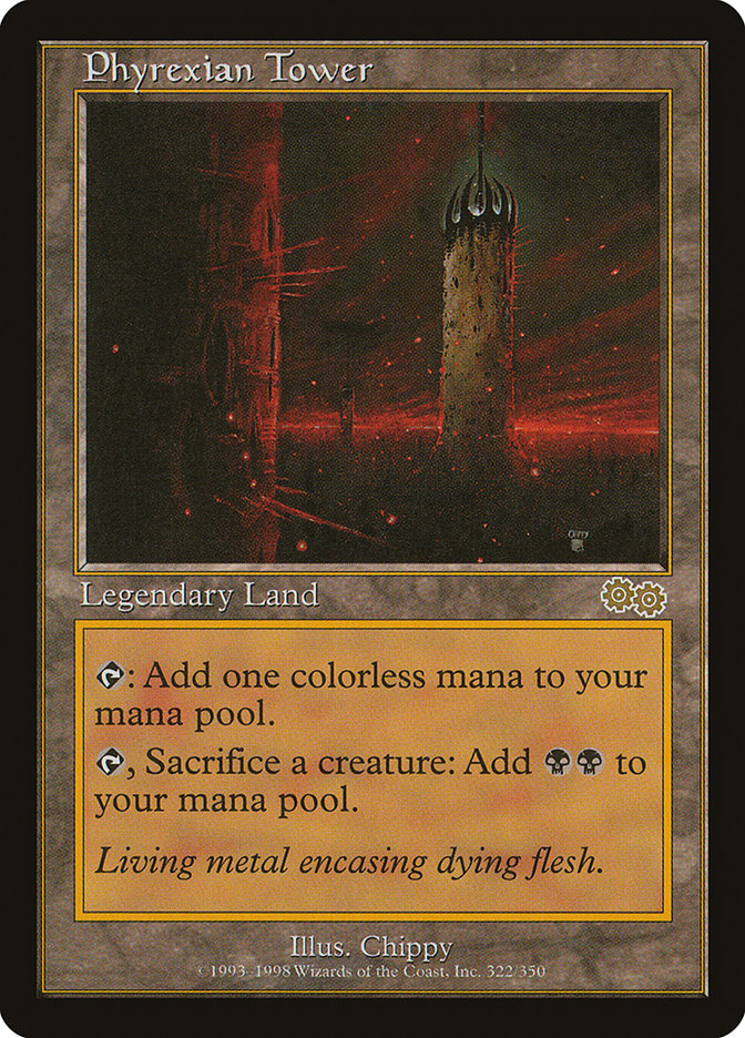 Phyrexian Tower [Urza's Saga] - Magic: The Gathering - Card Brawlers | Quebec | Canada |