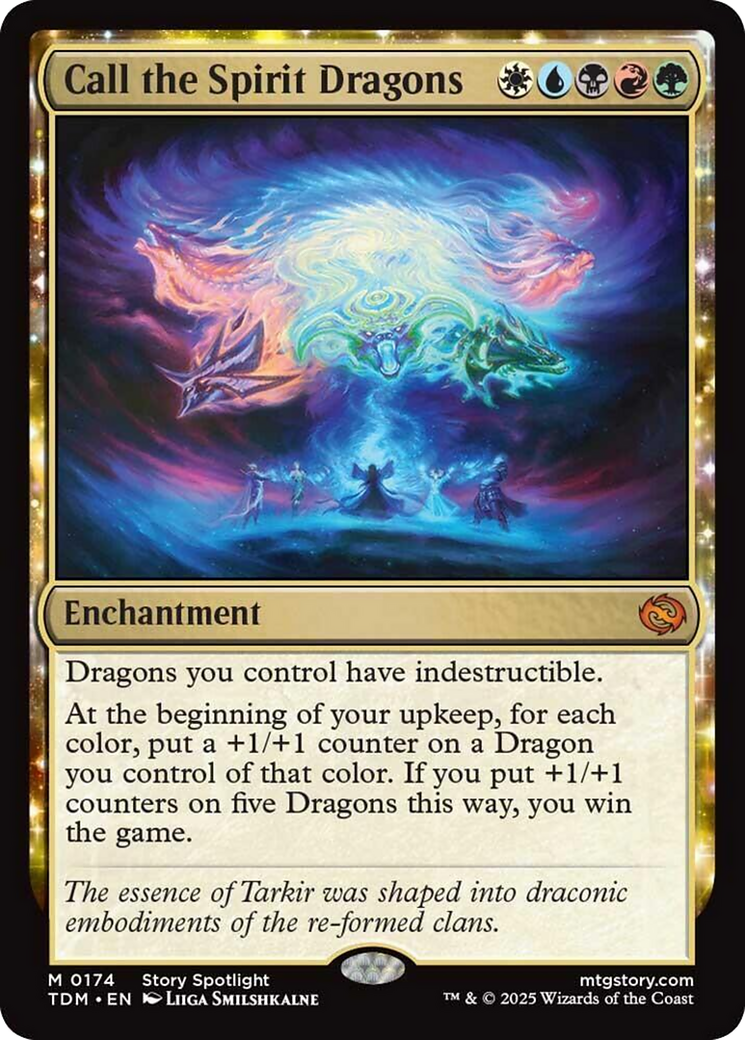 Call the Spirit Dragons [Tarkir: Dragonstorm] - Magic: The Gathering - Card Brawlers | Quebec | Canada |