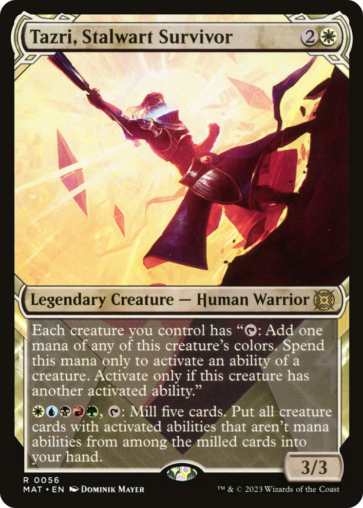 Tazri, Stalwart Survivor (Showcase) [March of the Machine: The Aftermath] - Magic: The Gathering - Card Brawlers | Quebec | Canada |