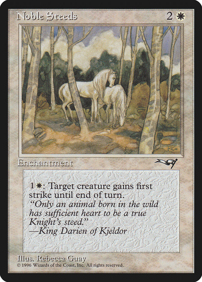 Noble Steeds (Grazing) [Alliances] - Magic: The Gathering - Card Brawlers | Quebec | Canada |
