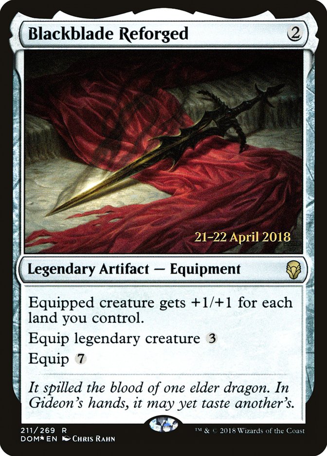 Blackblade Reforged [Dominaria Prerelease Promos] - Magic: The Gathering - Card Brawlers | Quebec | Canada |