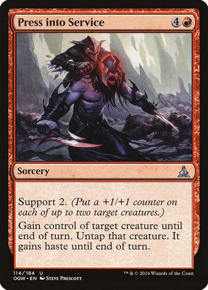 Press into Service [Oath of the Gatewatch] - Magic: The Gathering - Card Brawlers | Quebec | Canada |