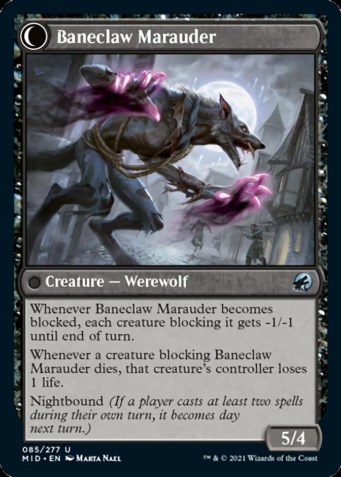 Baneblade Scoundrel // Baneclaw Marauder [Innistrad: Midnight Hunt] - Magic: The Gathering - Card Brawlers | Quebec | Canada |