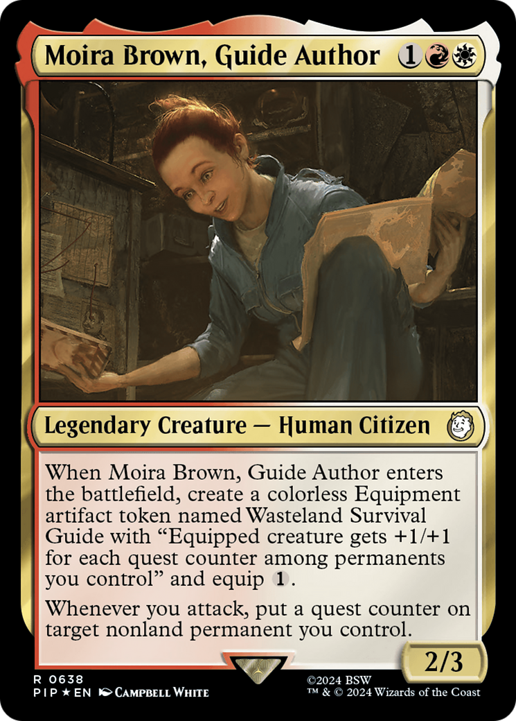 Moira Brown, Guide Author (Surge Foil) [Fallout] - Magic: The Gathering - Card Brawlers | Quebec | Canada |