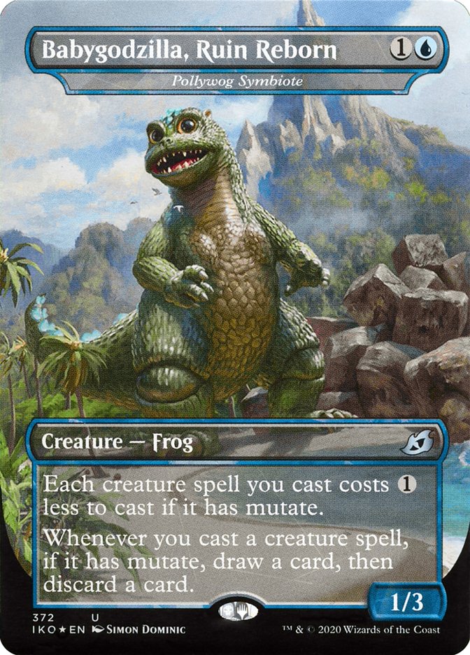 Pollywog Symbiote - Babygodzilla, Ruin Reborn (Godzilla Series) [Ikoria: Lair of Behemoths] - Magic: The Gathering - Card Brawlers | Quebec | Canada |