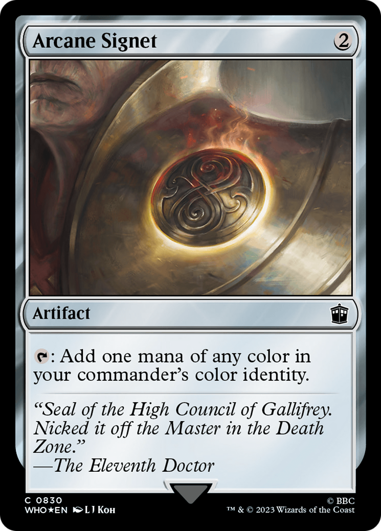Arcane Signet (Surge Foil) [Doctor Who] - Magic: The Gathering - Card Brawlers | Quebec | Canada |