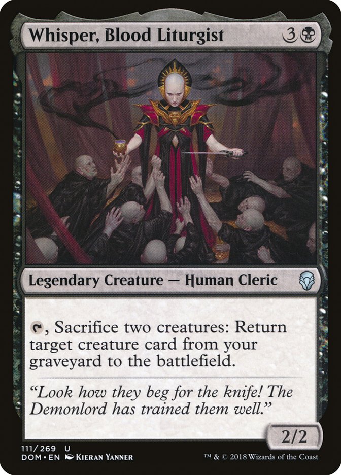 Whisper, Blood Liturgist [Dominaria] - Magic: The Gathering - Card Brawlers | Quebec | Canada |