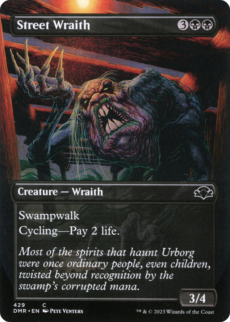 Street Wraith (Borderless Alternate Art) [Dominaria Remastered] - Magic: The Gathering - Card Brawlers | Quebec | Canada |