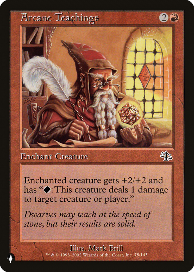 Arcane Teachings (Misprint) [The List] - Magic: The Gathering - Card Brawlers | Quebec | Canada |