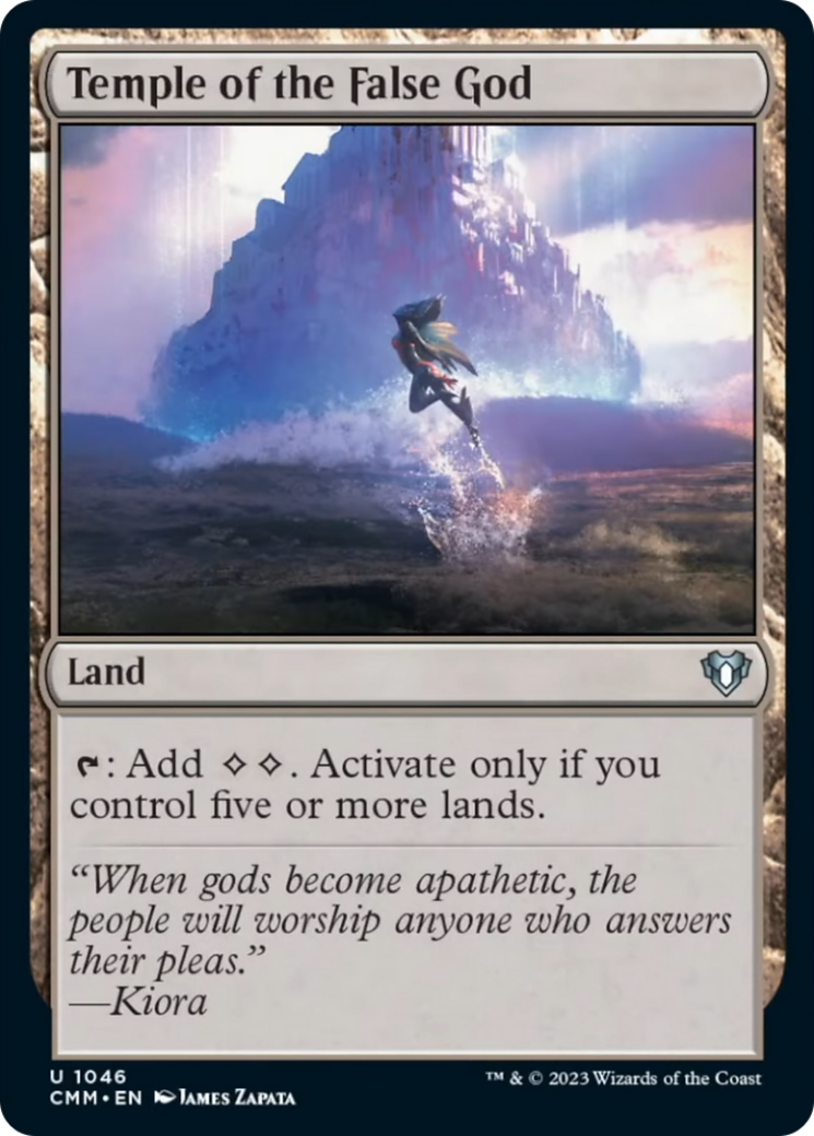 Temple of the False God [Commander Masters] - Magic: The Gathering - Card Brawlers | Quebec | Canada |