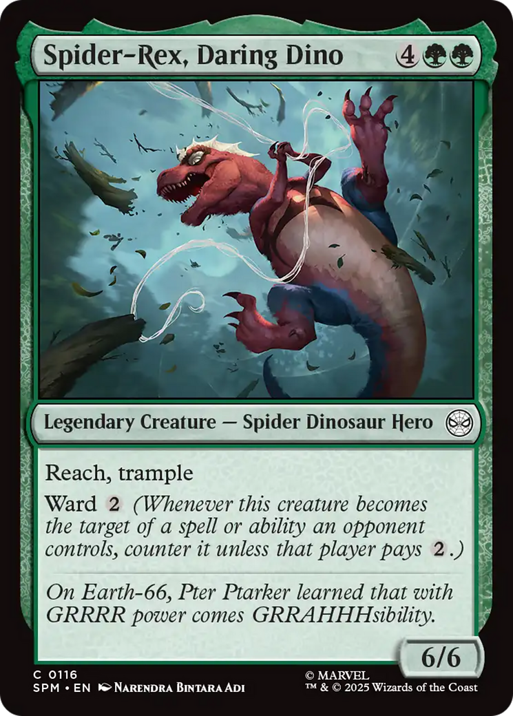 Spider-Rex, Daring Dino [Marvel's Spider-Man] - Magic: The Gathering - Card Brawlers | Quebec | Canada |