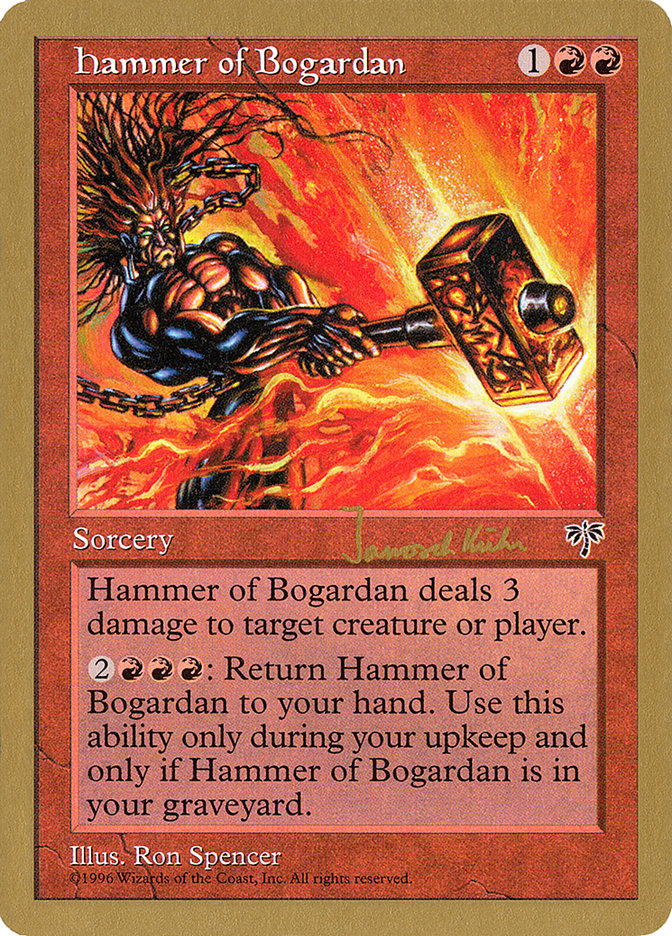 Hammer of Bogardan (Janosch Kuhn) [World Championship Decks 1997] - Magic: The Gathering - Card Brawlers | Quebec | Canada |