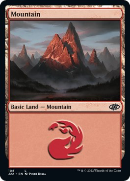 Mountain (108) [Jumpstart 2022] - Magic: The Gathering - Card Brawlers | Quebec | Canada |