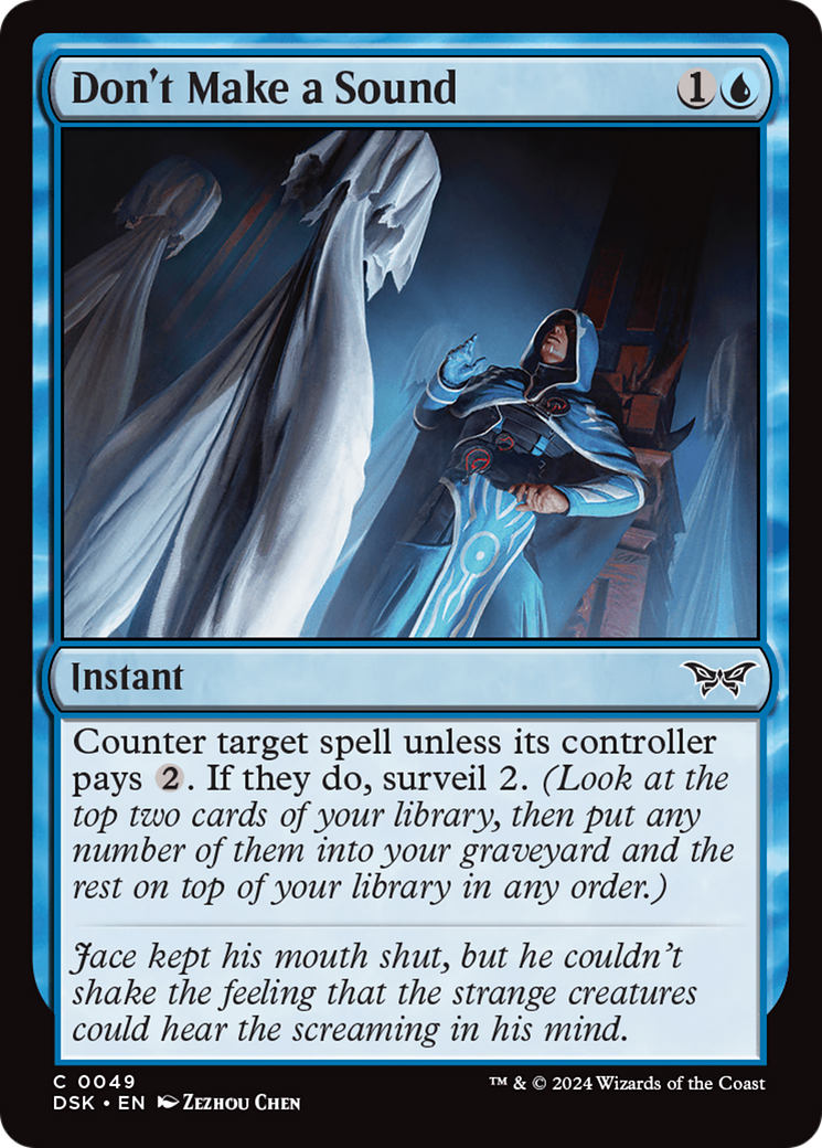 Don't Make a Sound [Duskmourn: House of Horror] - Magic: The Gathering - Card Brawlers | Quebec | Canada |