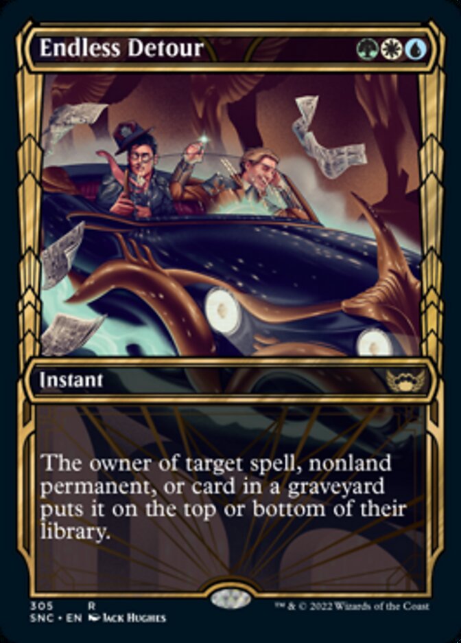 Endless Detour (Showcase Golden Age) [Streets of New Capenna] - Magic: The Gathering - Card Brawlers | Quebec | Canada |