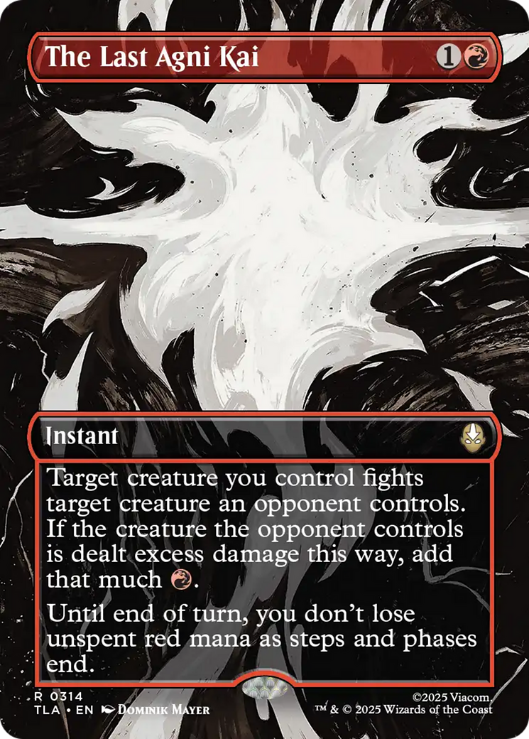 The Last Agni Kai (Borderless) [Avatar: The Last Airbender] - Magic: The Gathering - Card Brawlers | Quebec | Canada |