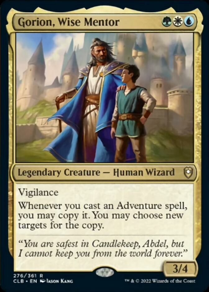 Gorion, Wise Mentor [Commander Legends: Battle for Baldur's Gate] - Magic: The Gathering - Card Brawlers | Quebec | Canada |