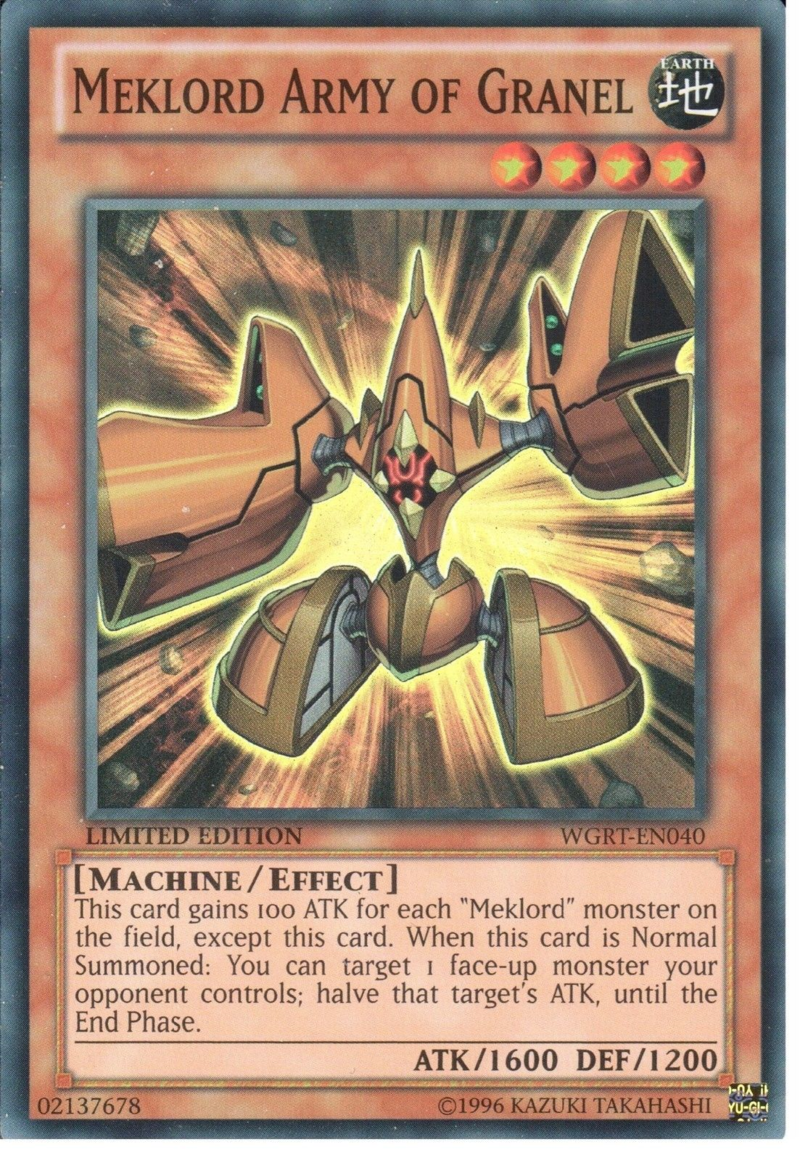 Meklord Army of Granel [WGRT-EN040] Super Rare - Yu-Gi-Oh! - Card Brawlers | Quebec | Canada |
