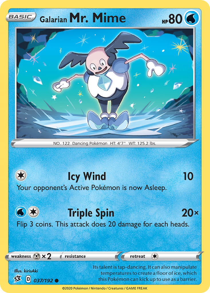 Galarian Mr. Mime (037/192) [Sword & Shield: Rebel Clash] - Pokémon - Card Brawlers | Quebec | Canada |