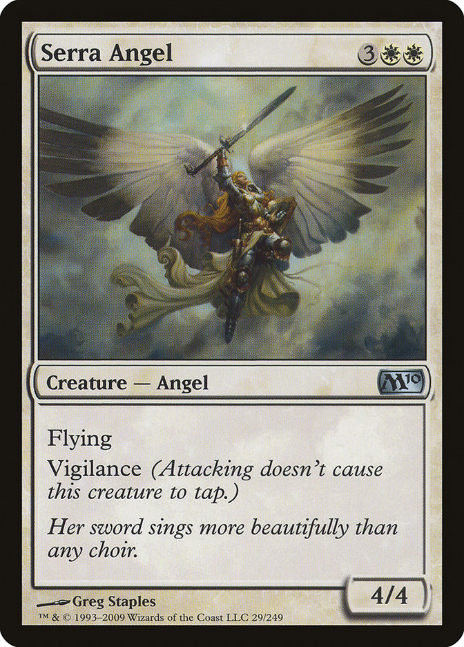 Serra Angel [Magic 2010] - Magic: The Gathering - Card Brawlers | Quebec | Canada |