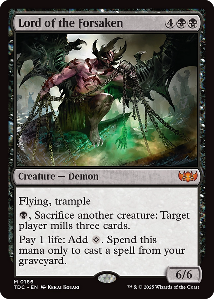Lord of the Forsaken [Tarkir: Dragonstorm Commander] - Magic: The Gathering - Card Brawlers | Quebec | Canada |